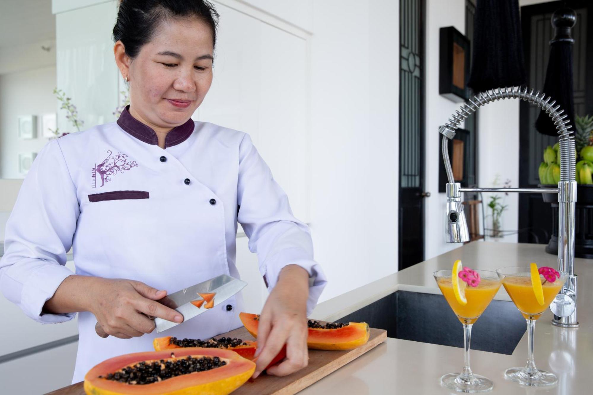 Villa Belle - Fully Serviced Private Sea View Villa With An Award Winning In-House Cook Choeng Mon Exterior foto