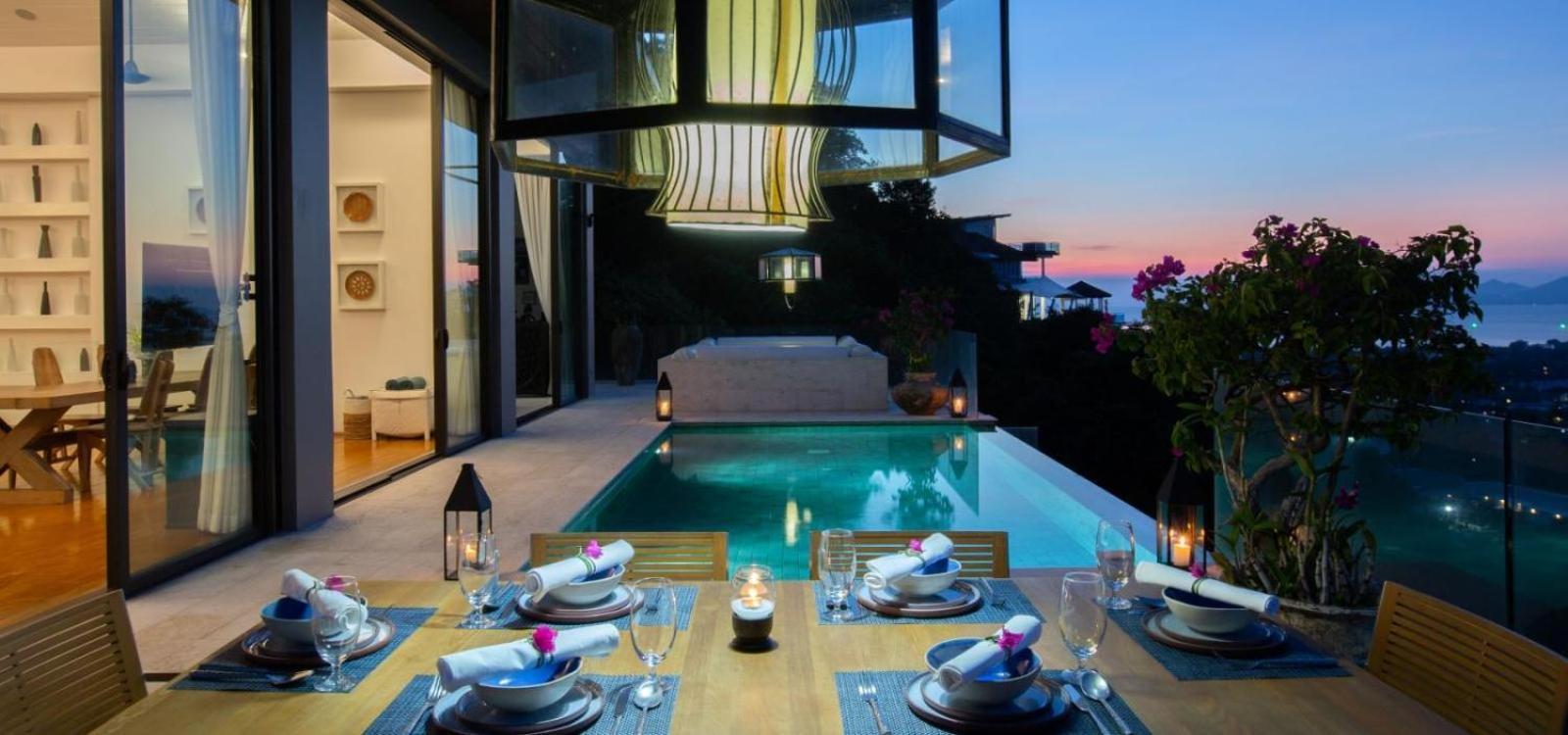 Villa Belle - Fully Serviced Private Sea View Villa With An Award Winning In-House Cook Choeng Mon Exterior foto
